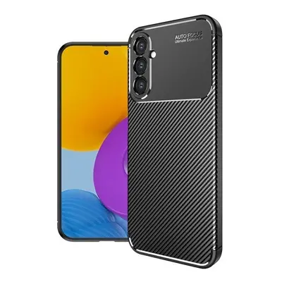 Samsung Galaxy A34 5G SM-A346B, Szilikon tok, közepesen ütésálló, légpárnás sarok, karbon minta,