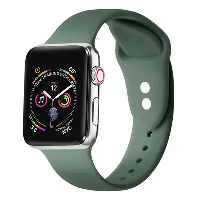 Apple Watch 4-6, SE, SE (2022) (38 / 40 mm) / Watch 7-9 (41 mm), szilikon pótszíj, állítható, ké