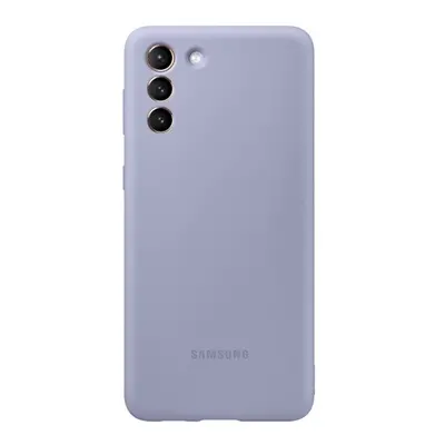 Samsung Galaxy S21 Plus 5G SM-G996, Szilikon tok, lila, gyári