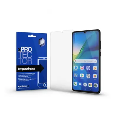 Huawei P30, Kijelzővédő fólia, ütésálló fólia (az íves részre NEM hajlik rá!), Tempered Glass (e