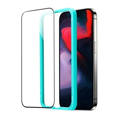 Apple iPhone 15 Pro, Kijelzővédő fólia, ütésálló fólia (az íves részre is!), Tempered Glass (edz