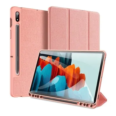 Samsung Galaxy Tab S7 11.0 / Tab S8 11.0, mappa tok, Trifold, S Pen tartóval, Dux Ducis Domo, ró