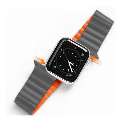 Apple Watch 1-6, SE (38 / 40 mm) / Watch 7 (41 mm), szilikon pótszíj, mágneses zár, Dux Ducis Ch