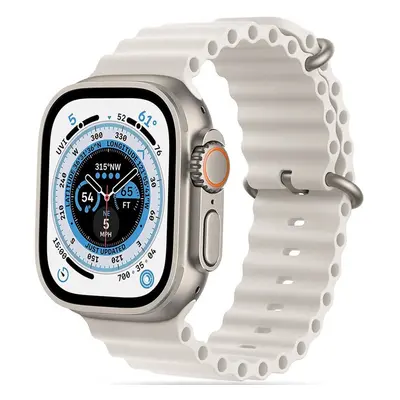 Apple Watch 4-6, SE, SE (2022) (38 / 40 mm) / Watch 7-9 (41 mm), szilikon pótszíj, állítható, hu