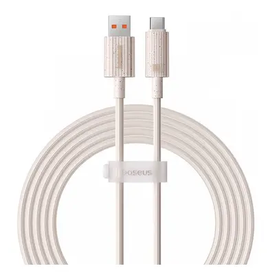 USB töltő- és adatkábel, USB Type-C, 200 cm, 6000 mA, 100W, gyorstöltés, PD, Baseus Habitat, P10