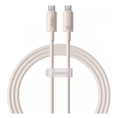 USB Type-C töltő- és adatkábel, USB Type-C, 100 cm, 100W, gyorstöltés, PD, Baseus Habitat, P1036