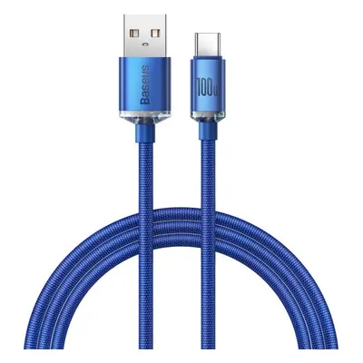 USB töltő- és adatkábel, USB Type-C, 120 cm, 5000 mA, 100W, gyorstöltés, PD, QC, cipőfűző minta,