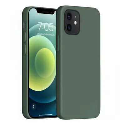 Xiaomi Redmi 9, Szilikon tok, Wooze Liquid Silica Gel, sötétzöld