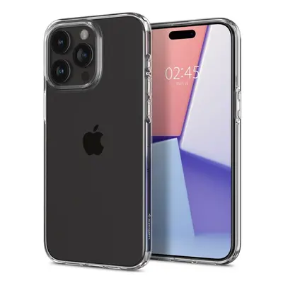 Apple iPhone 15 Pro, Szilikon tok, Spigen Crystal Flex, átlátszó