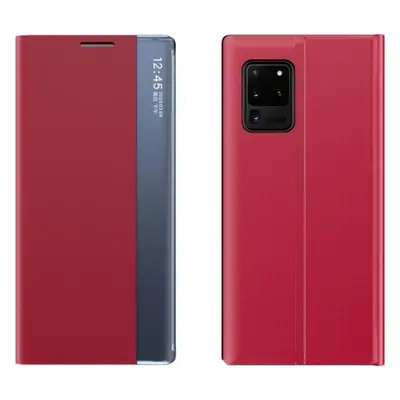 Huawei P Smart (2020), Oldalra nyíló tok, stand, hívás mutatóval, vékony csíkban, Wooze Look Ins