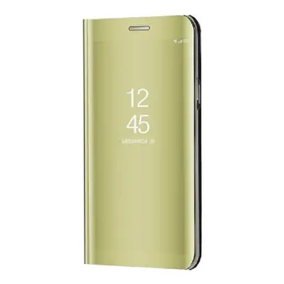 Samsung Galaxy M31 SM-M315F, Oldalra nyíló tok, hívás mutatóval, Smart View Cover, arany (utángy