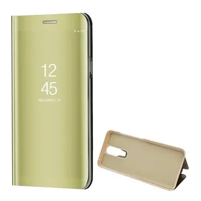 Xiaomi Redmi K30 / K30 5G / Poco X2, Oldalra nyíló tok, hívás mutatóval, Smart View Cover, arany