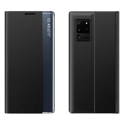 Huawei P Smart (2021), Oldalra nyíló tok, stand, hívás mutatóval, vékony csíkban, Wooze Look Ins