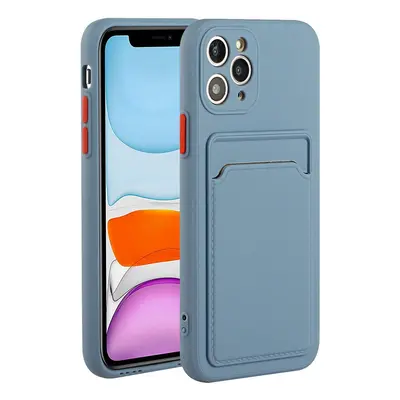 Samsung Galaxy A20 / A30 SM-A205F / A305F, Szilikon tok, kártyatartóval, Wooze Card Slot, leande