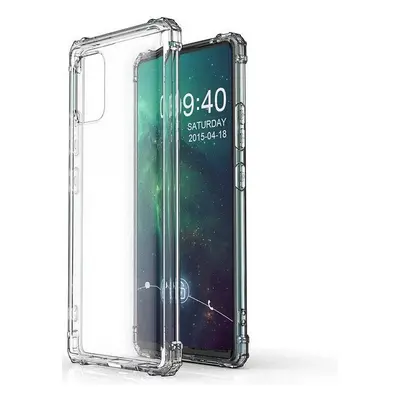 Huawei Nova 11i, Szilikon tok, légpárnás sarok, Wooze Silicone Armor, átlátszó