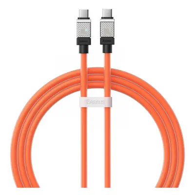 USB Type-C töltő- és adatkábel, USB Type-C, 100 cm, 100W, törésgátlóval, gyorstöltés, PD, Baseus