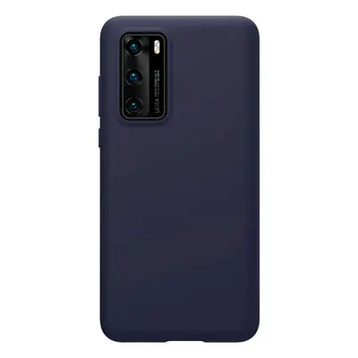 Huawei P40, Szilikon tok, gumírozott, Nillkin Flex Pure, kék