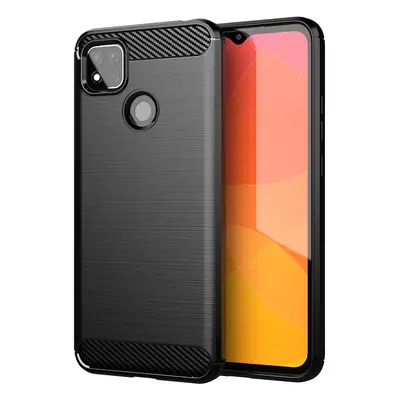 Motorola Moto G9 / G9 Play / E7 Plus, Szilikon tok, közepesen ütésálló, szálcsiszolt, karbon min