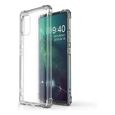 Huawei P40, Szilikon tok, légpárnás sarok, Wooze Silicone Armor, átlátszó