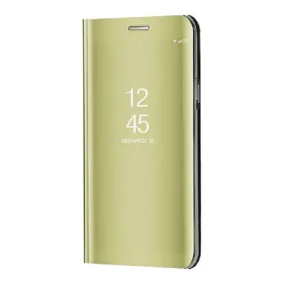 Samsung Galaxy M13 4G SM-M135F, Oldalra nyíló tok, hívás mutatóval, Smart View Cover, arany (utá