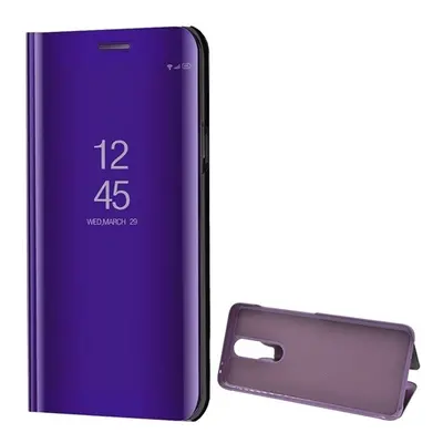 Xiaomi Redmi K30 / K30 5G / Poco X2, Oldalra nyíló tok, hívás mutatóval, Smart View Cover, lila 