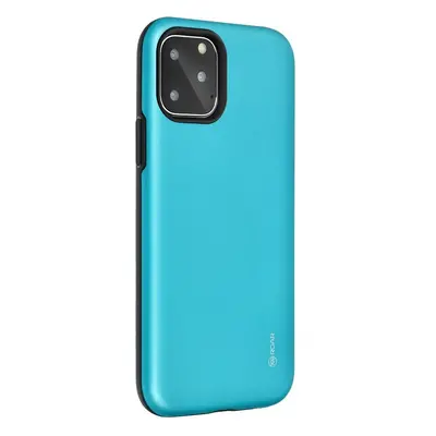 Huawei P40 Lite E, Szilikon tok, műanyag kerettel, közepesen ütésálló, Roar Rico Armor, világosk