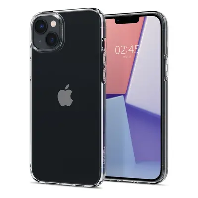 Apple iPhone 14 Plus, Szilikon tok, Spigen Liquid Crystal, átlátszó