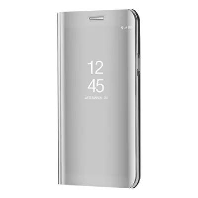 Samsung Galaxy M53 5G SM-M536B, Oldalra nyíló tok, hívás mutatóval, Smart View Cover, ezüst (utá