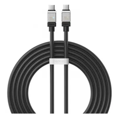 USB Type-C töltő- és adatkábel, USB Type-C, 200 cm, 100W, törésgátlóval, gyorstöltés, PD, Baseus