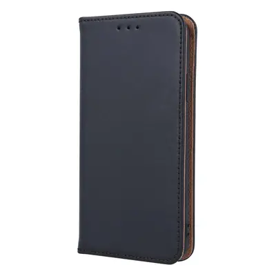 Xiaomi Redmi Note 12S, Oldalra nyíló tok, valódi bőrtok, stand, Smart Pro, fekete