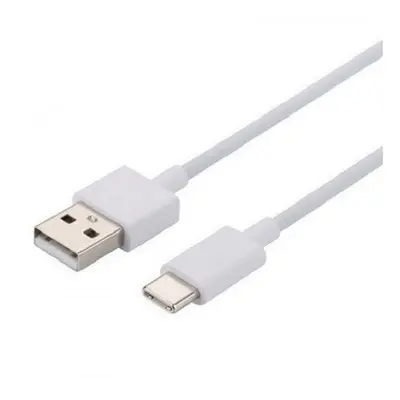 USB töltő- és adatkábel, USB Type-C, 100 cm, Xiaomi, fehér, gyári