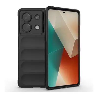 Xiaomi Redmi Note 13 5G, Szilikon tok, közepesen ütésálló, 3D minta, lila