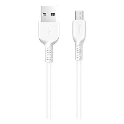 USB töltő- és adatkábel, USB Type-C, 100 cm, 2400 mA, törésgátlóval, Hoco X13 Easy, fehér