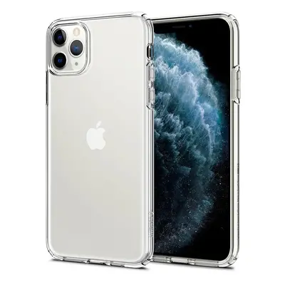 Apple iPhone 11 Pro, TPU szilikon tok, Spigen Liquid Crystal, átlátszó