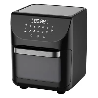 Forró levegős sütő, fritőz, Air Fryer, olaj nélküli, 1800 W teljesítmény, 12 l-es, Digitális kij