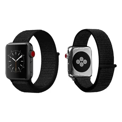 Apple Watch 4-6, SE, SE (2022) (38 / 40 mm) / Watch 7-9 (41 mm), textíl pótszíj, tépőzáras, állí