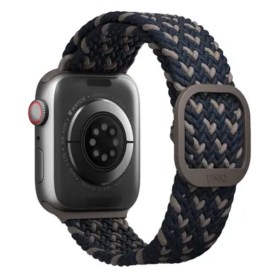 Apple Watch 1-6, SE (42 / 44 mm) / Watch 7-8 (45 mm), szövet pótszíj, fonott, Uniq Aspen Designe