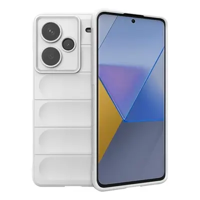 Xiaomi Redmi Note 13 Pro Plus 5G, Szilikon tok, közepesen ütésálló, 3D minta, fehér