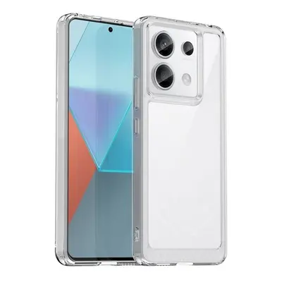 Xiaomi Redmi Note 13 Pro 5G / Poco X6 5G, Műanyag hátlap védőtok + szilikon keret, közepesen üté