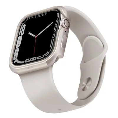 Apple Watch 1-6, SE (44 mm) / Watch 7-8 (45 mm), Fém védőkeret, alumínium, szíj nélkül, Uniq Val