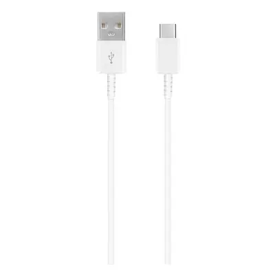 USB adatkábel, USB Type-C, 100 cm, Samsung, fehér, gyári,