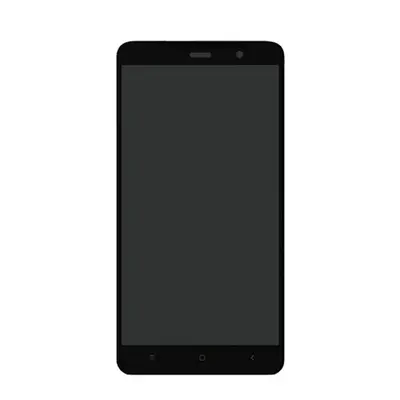 Xiaomi Redmi Note 3 kompatibilis LCD modul kerettel, OEM jellegű, fekete, Grade S+