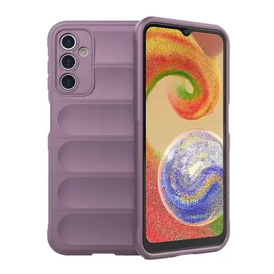 Samsung Galaxy A14 4G / A14 5G SM-A145F / A146B, Szilikon tok, közepesen ütésálló, 3D minta, lil