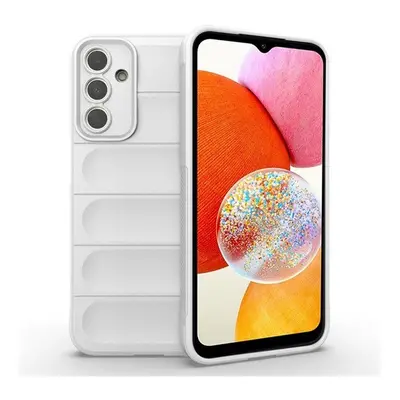 Samsung Galaxy A15 4G / A15 5G SM-A155F / A156B, Szilikon tok, közepesen ütésálló, 3D minta, feh