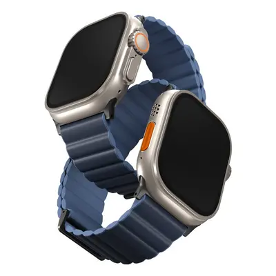 Apple Watch 1-6, SE (42 / 44 mm) / Watch 7-8 (45 mm) / Watch Ultra (49 mm), szilikon pótszíj, má