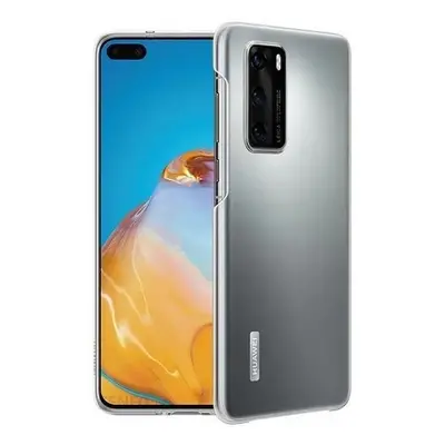 Huawei P40, Műanyag hátlap védőtok, gyári, átlátszó