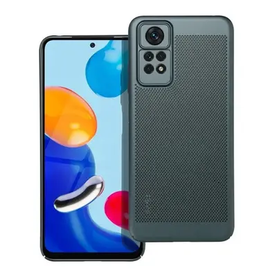 Xiaomi Redmi Note 11 / Note 11S, Műanyag hátlap védőtok, légáteresztő, lyukacsos minta, Breezy, 