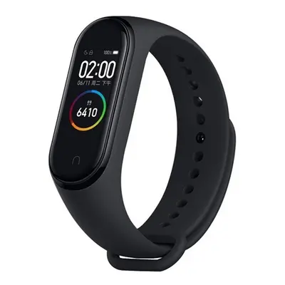 Xiaomi Mi Band 3 / Mi Band 4, szilikon pótszíj, állítható, Devia Delux Sport, fekete