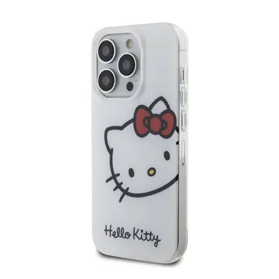 Hello Kitty IML Head Logo Apple Iphone 15 Pro hátlap tok, fehér