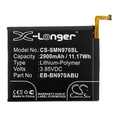 Samsung Galaxy Note 10 / 10 5G SM-N970 / N971, Akkumulátor, 2900 mAh, Li-Polymer, Cameron Sino, 